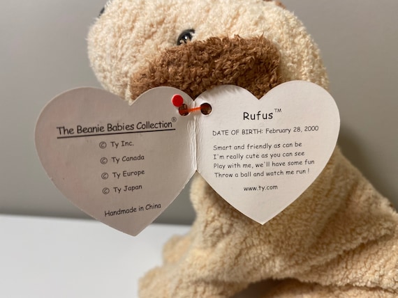 Ty beanie top baby rufus 2000