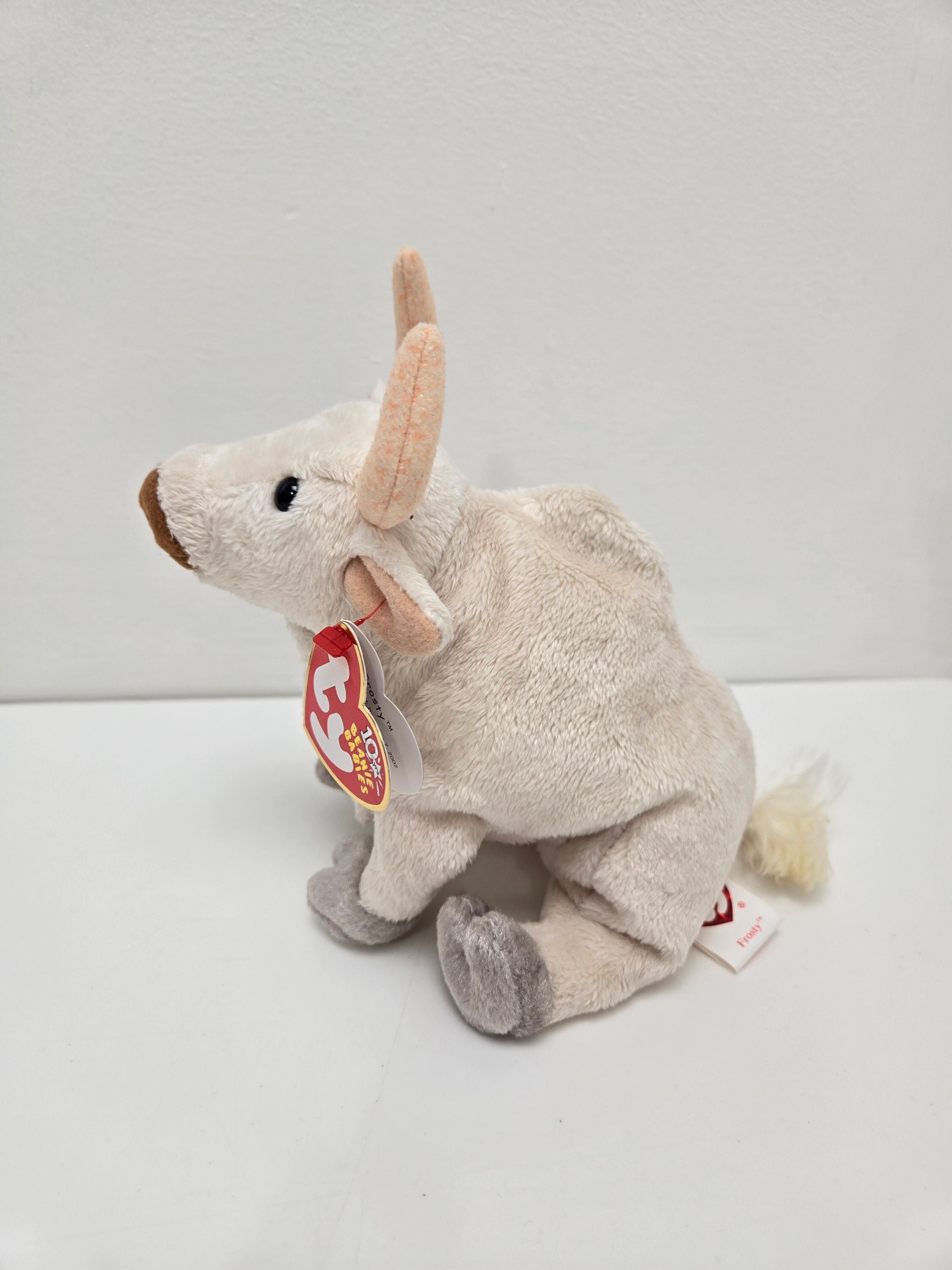 Ty ビーニーベイビー「フロスティ」ザ・ブル！（5.5インチ） - Etsy 日本