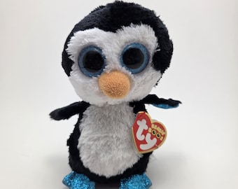 Ty Beanie Boo “Waddles” the Penguin - Sparkly Eyes (6 inch)