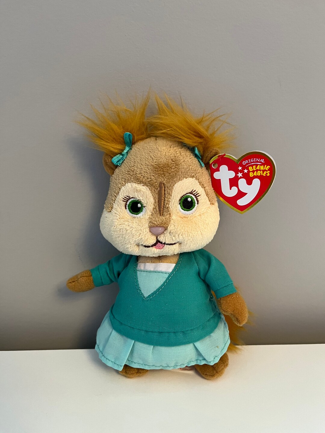 TY Beanie Baby eleanor the Chipmunk Alvin and the Etsy
