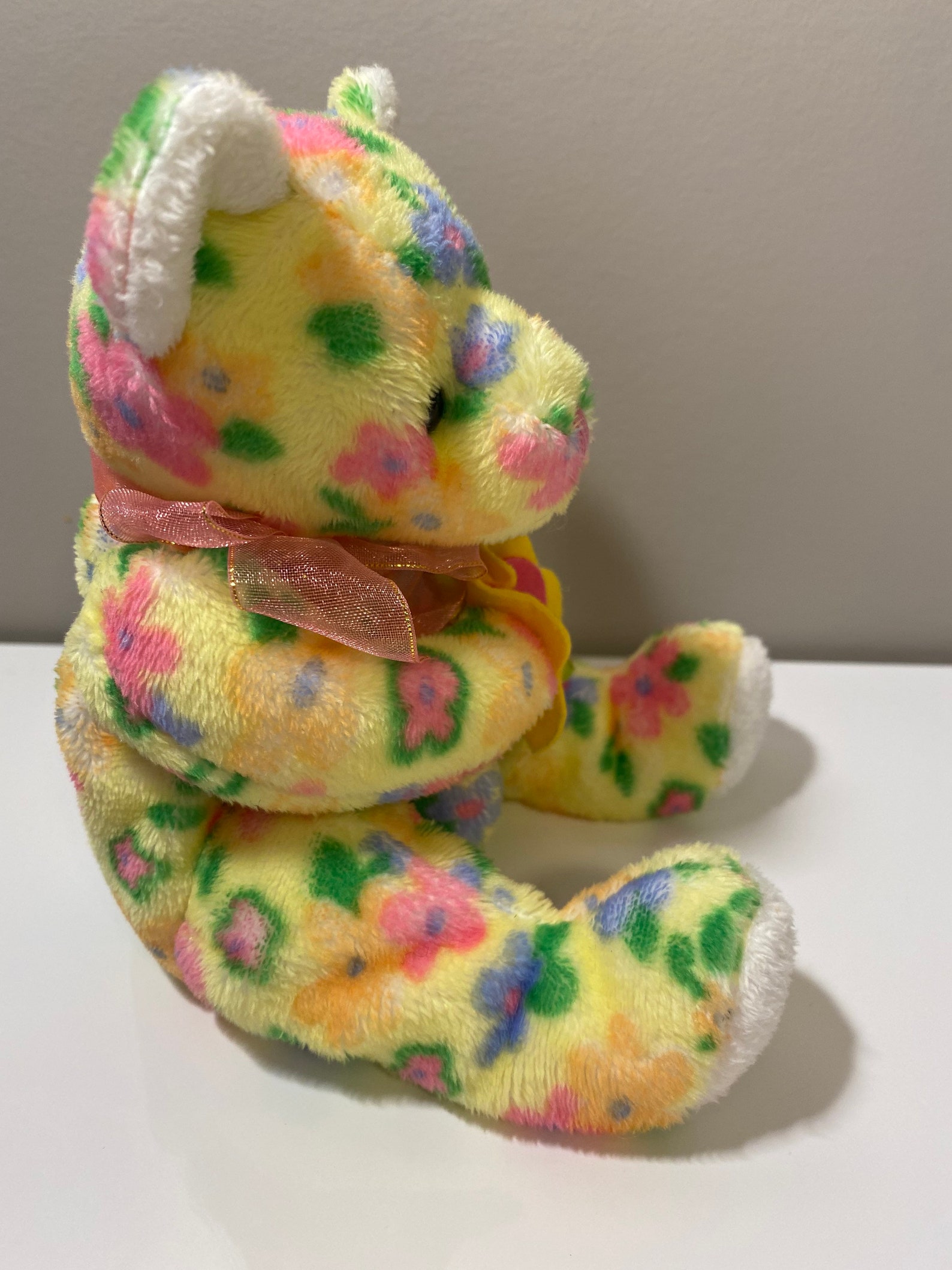 TY Beanie Baby bloom the Bear Holding Flowers 6 Inch | Etsy