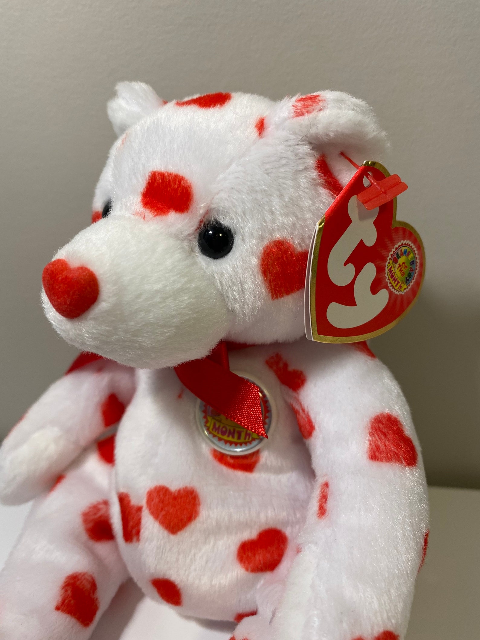 TY Beanie Baby heartthrob the Valentines Day Bear Plush Etsy