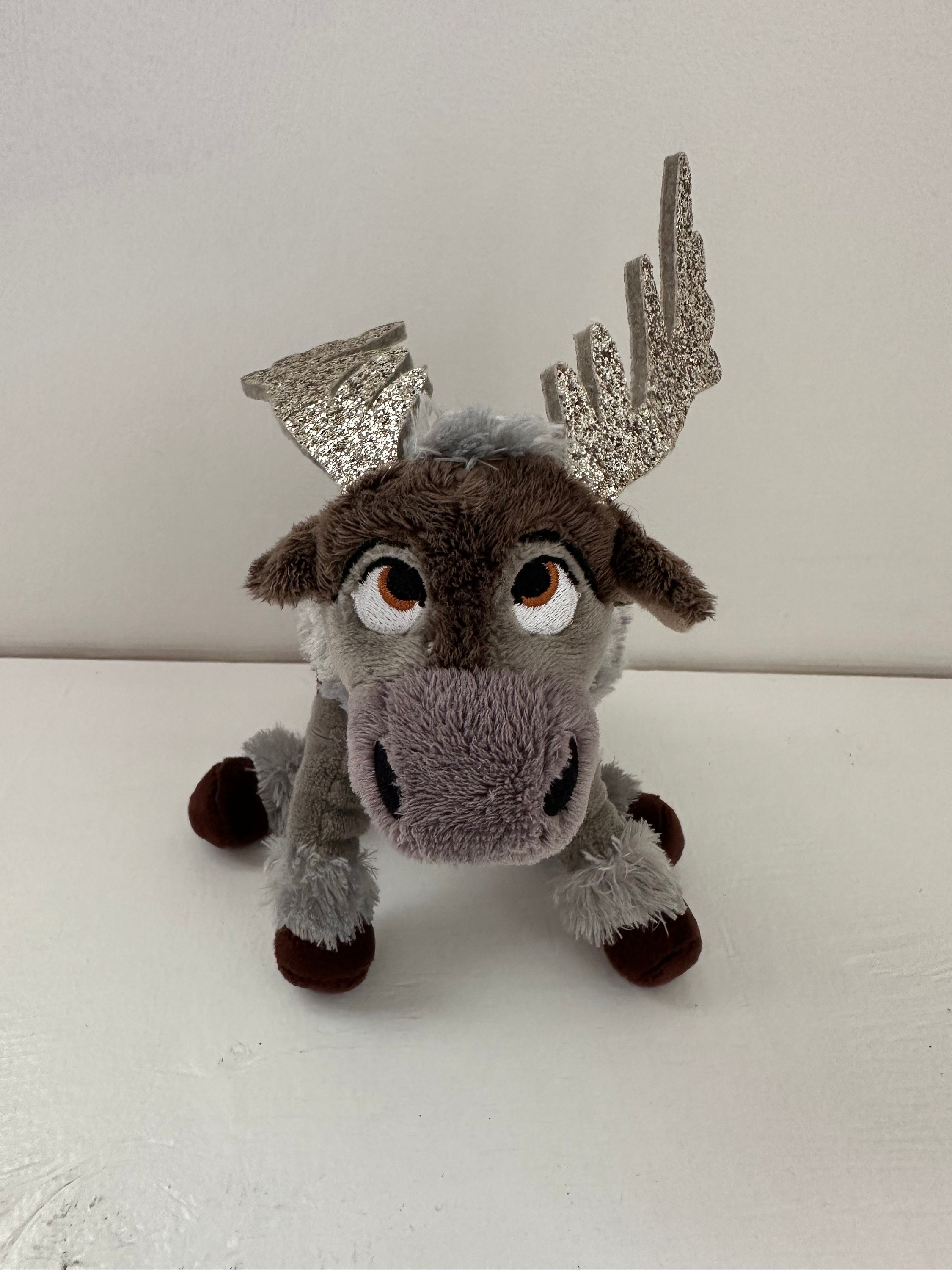 Ty Beanie Baby “sven” the Reindeer From Disney's Frozen - Glitter Horns -  No Hang Tag (6 Inch) - Etsy, image size:2250x3000