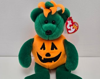 TY Beanie Baby “Tricky” the Pumpkin Bear (9.5 inch)