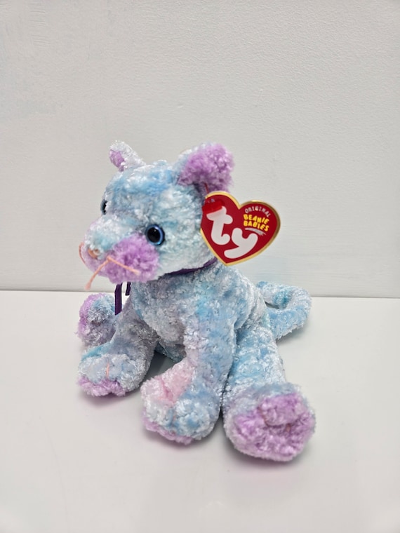 Ty Beanie Baby “jaz” the Purple and Blue Cat! (6 Inch) - Etsy