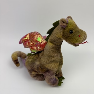 Ty Beanie Baby “Scorch” the Dragon - Colours Vary (7 inch)