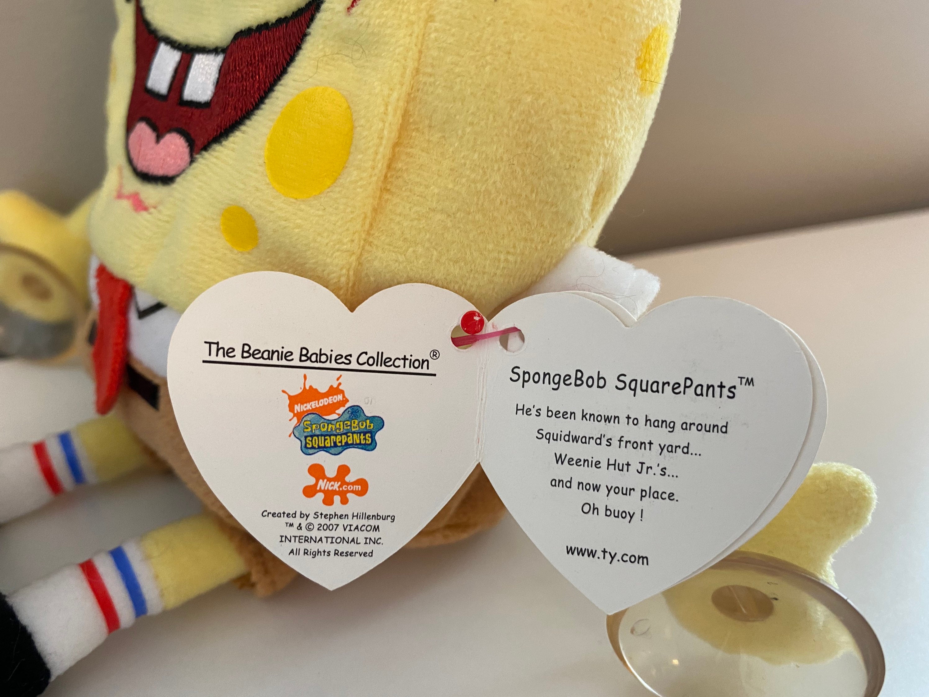 新品☆未使用】日本では伊賀屋独占販売☆ty Pluffies SpongeBob