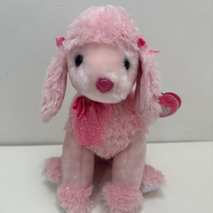 Ty Pinkys Collection “Pinky Poo” the Pink Poodle in Buddy Size! Rare! (12 inch)