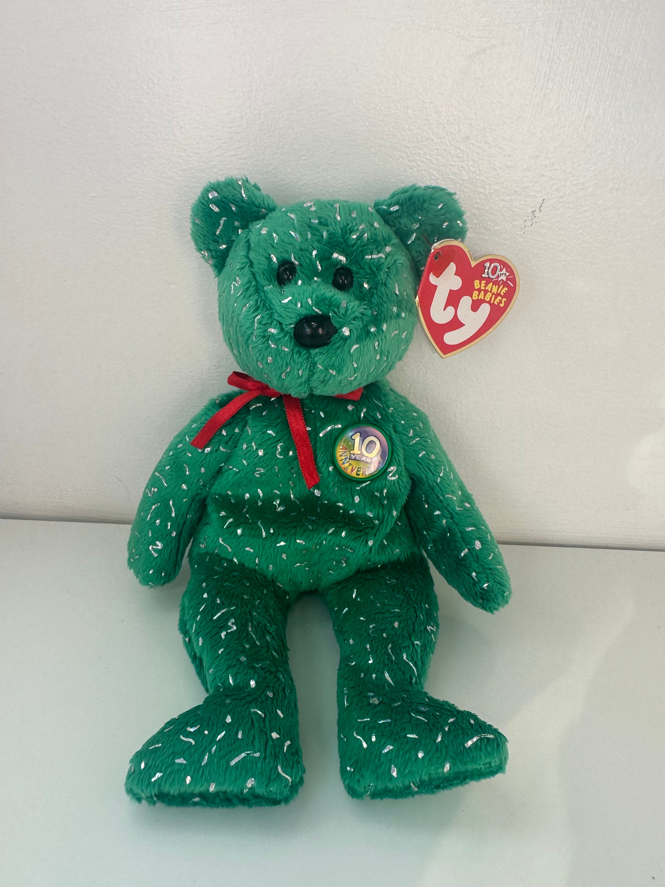 Ty Beanie Baby Decade Bear the Green Bear (8,5 inch)
