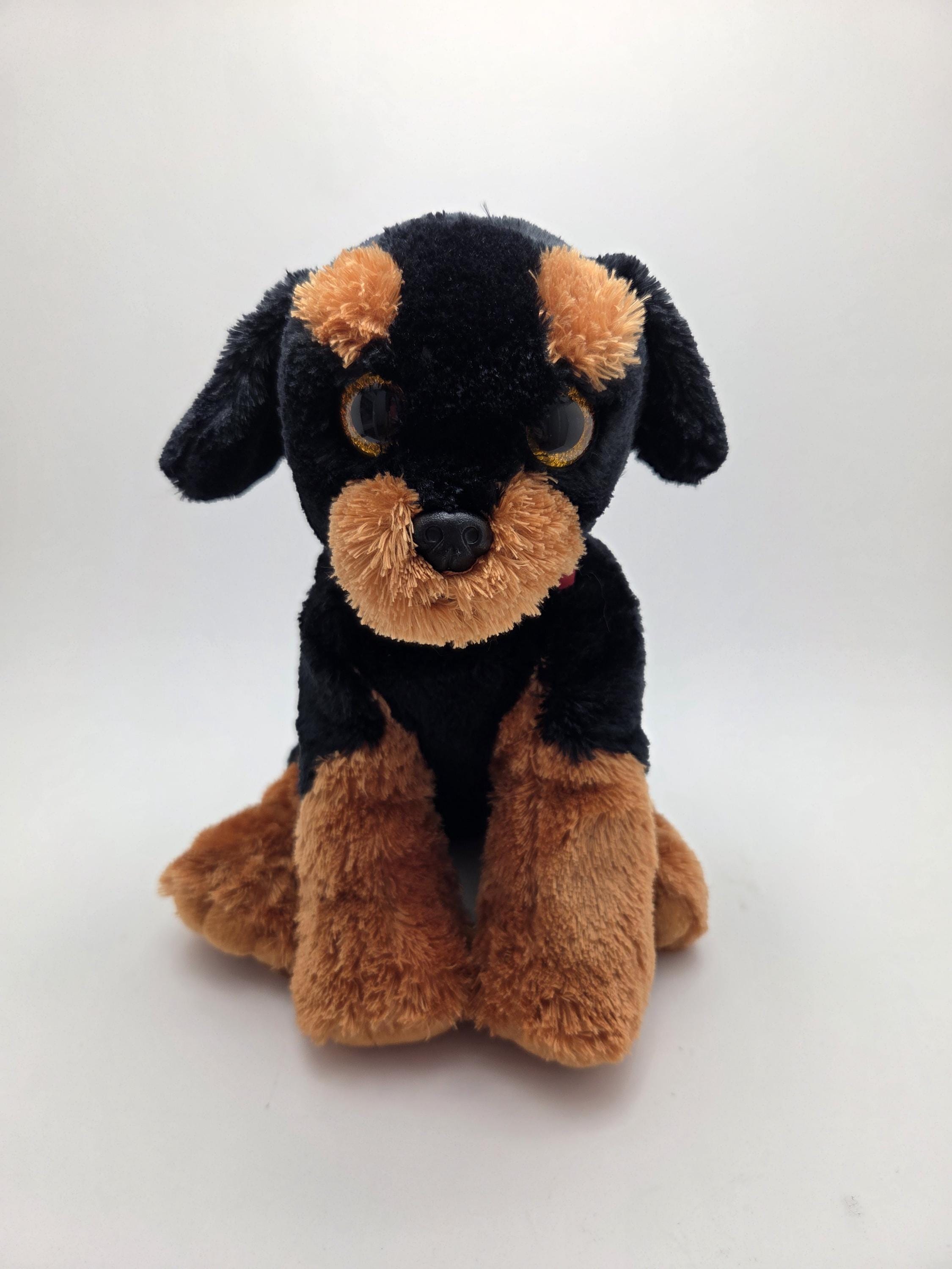 TY Classics Collection “brutus” the Rottweiler Dog Plush - Gold