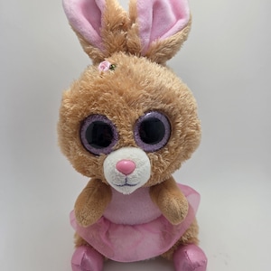 Ty Beanie Boo “Twinkle Toes” the Ballerina Bunny - No Hang Tag (Larger 9 inch)