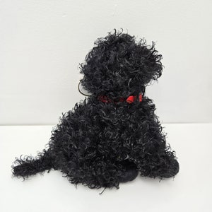 TY Beanie Baby Smudges the Black Curly Haired Dog Rare 6 inch image 2