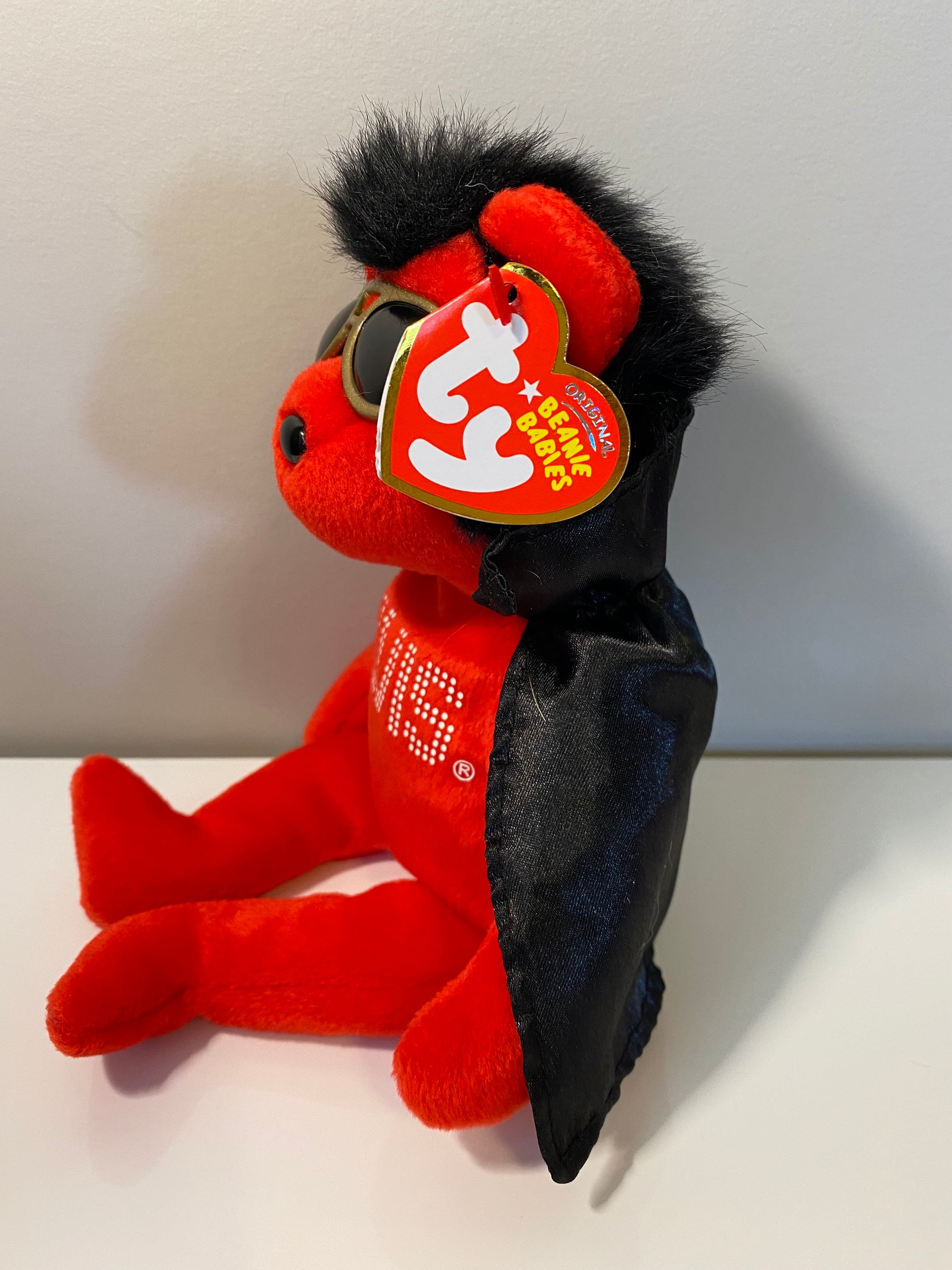 TY Beanie Baby Shake Rattle & Beanie the Elvis Presley Bear | Etsy