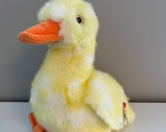 Russ Berrie Sunshine Yellow Duck 10” Soft Plush Stuffed Animal Toy
