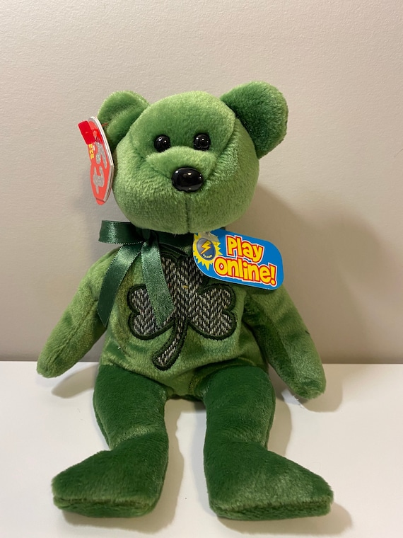 St patrick's day cheap beanie baby value