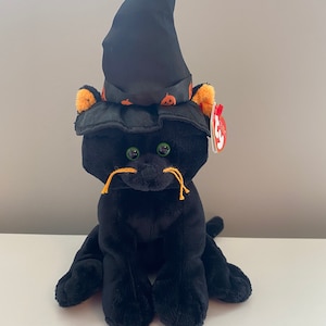 Ty Pluffies Collection “Spooksie” the Halloween Black Cat - Barnes & Noble Exclusive (9 inch)