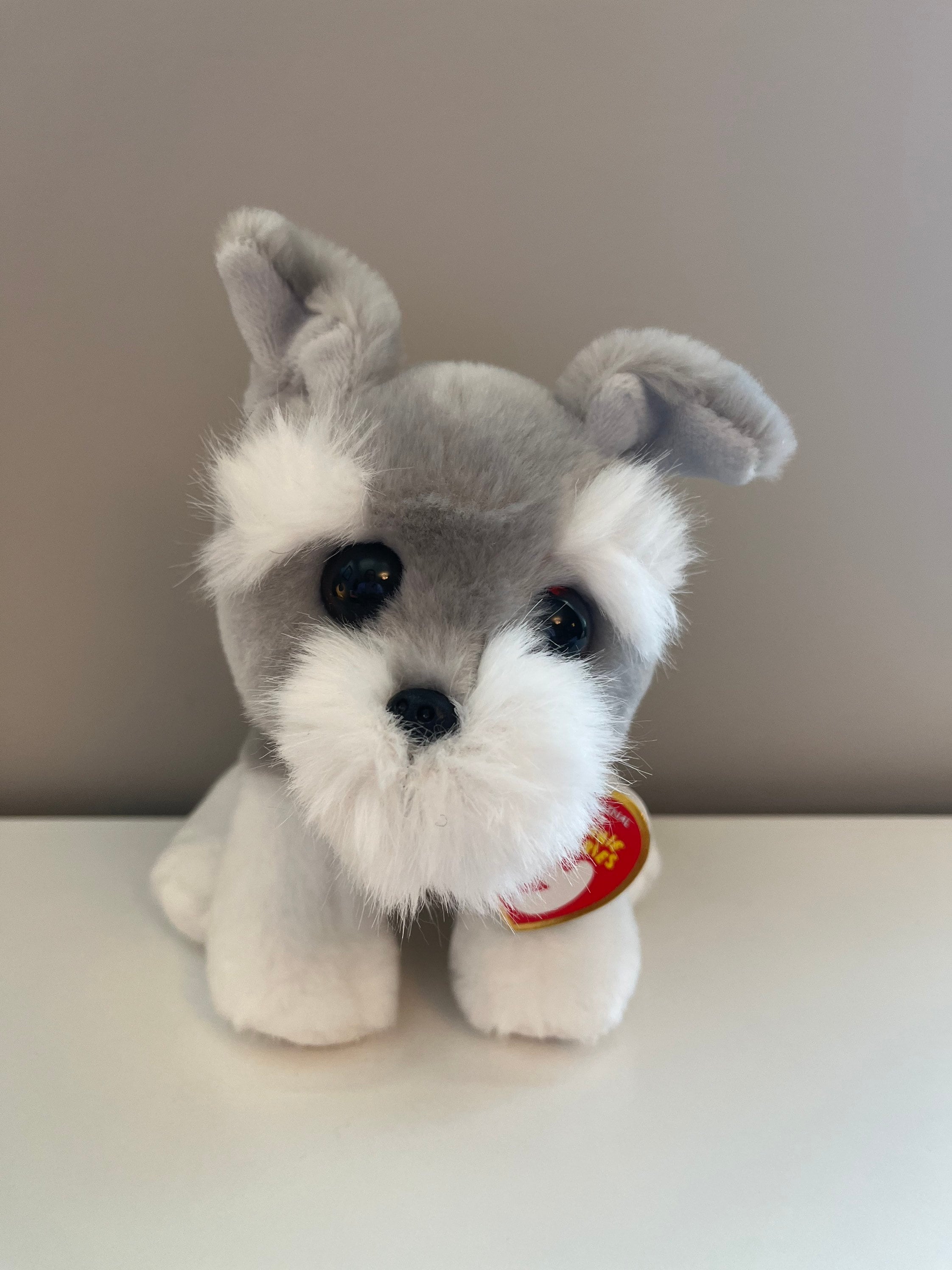 Ty Beanie Baby harper the Schnauzer Dog 7 Inch 