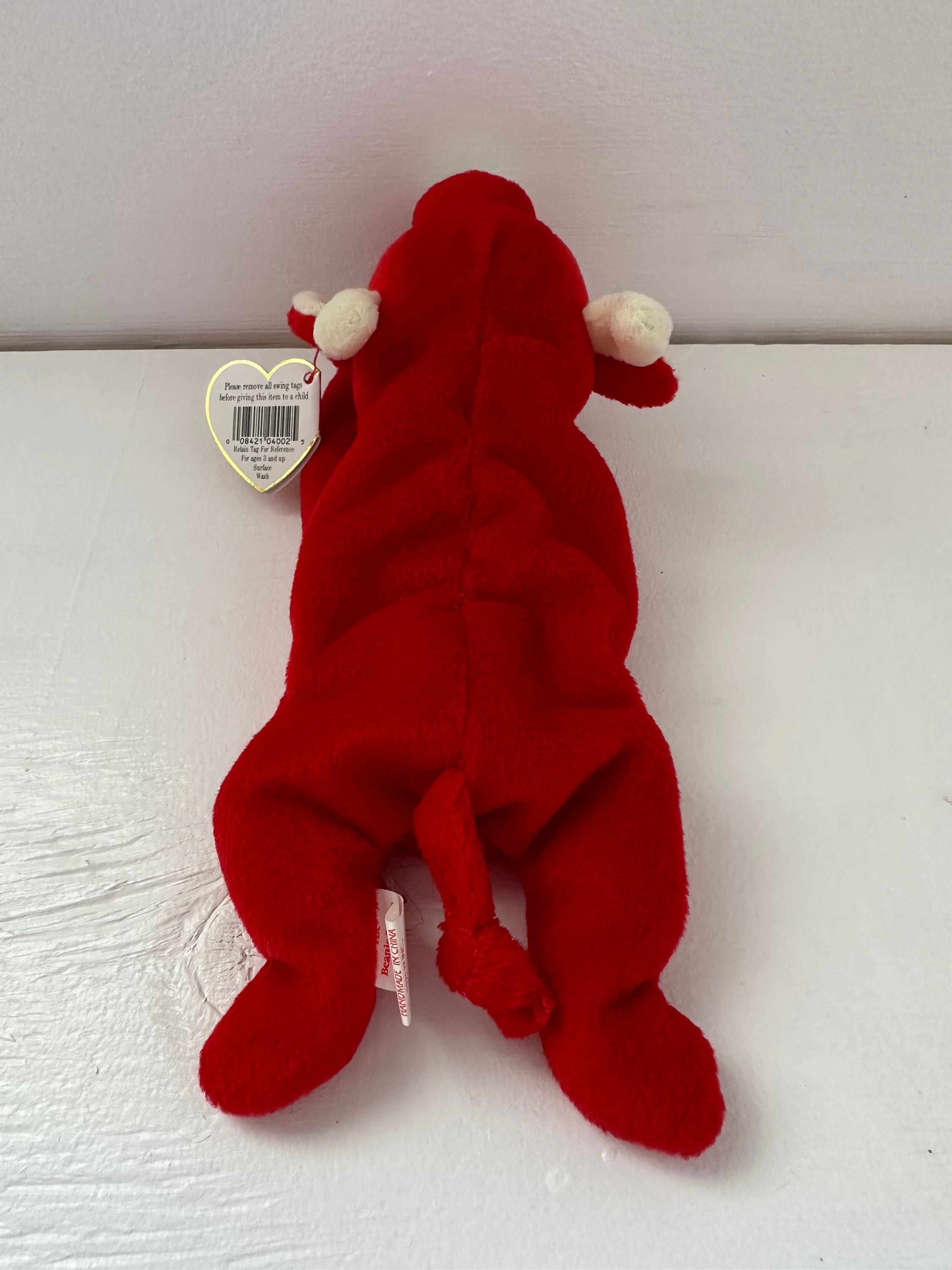 TY Beanie Baby tabasco the Bull rare 9 Inch Etsy