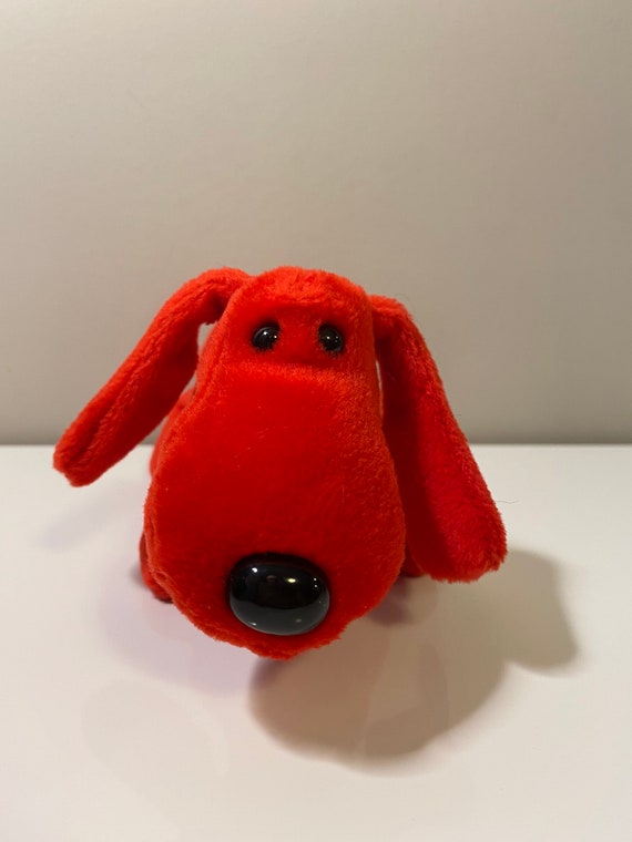 red dog plush toy