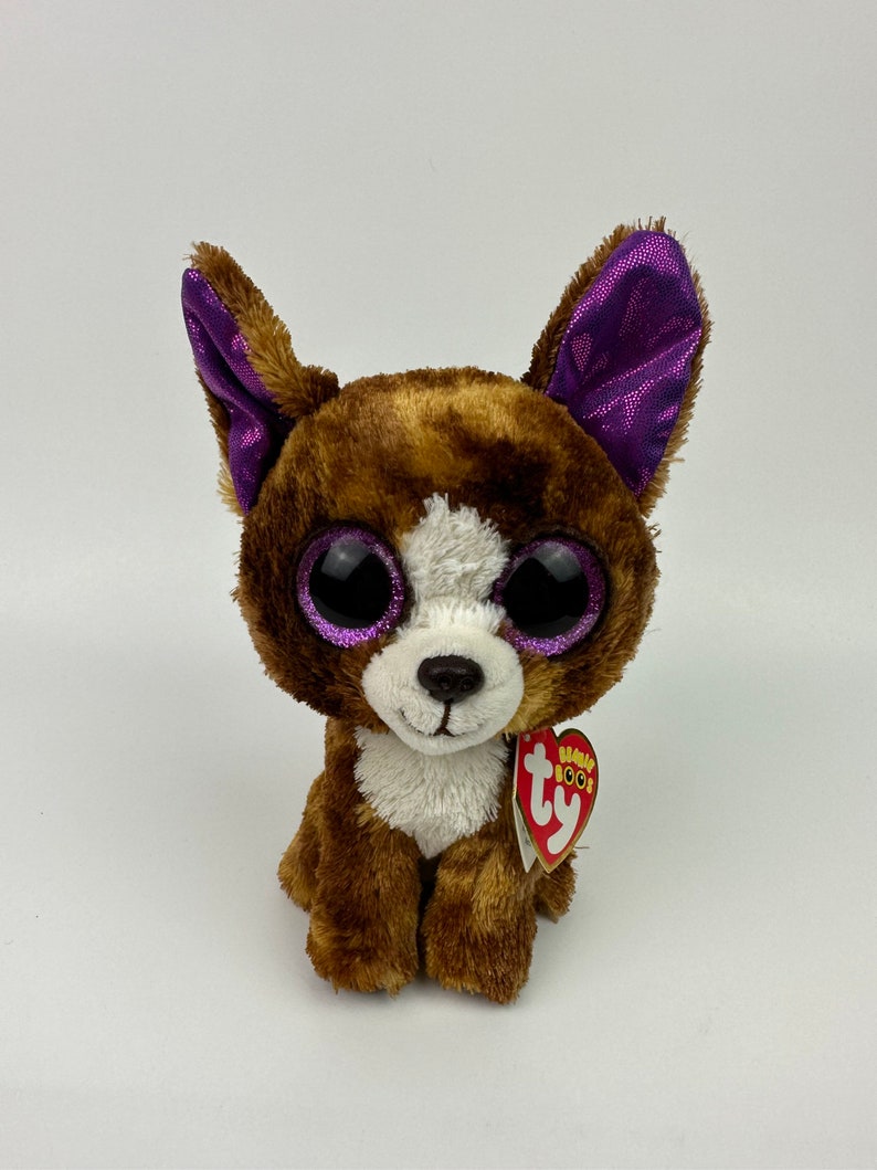 TY Beanie Boos Dexter – Kuscheliges Plüschtier Mit Glitzeraugen, 15 Cm