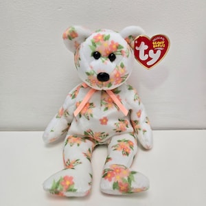 Ty Beanie Baby “Hannah” the Floral Bear - Asia Pacific Exclusive (8.5 inch)