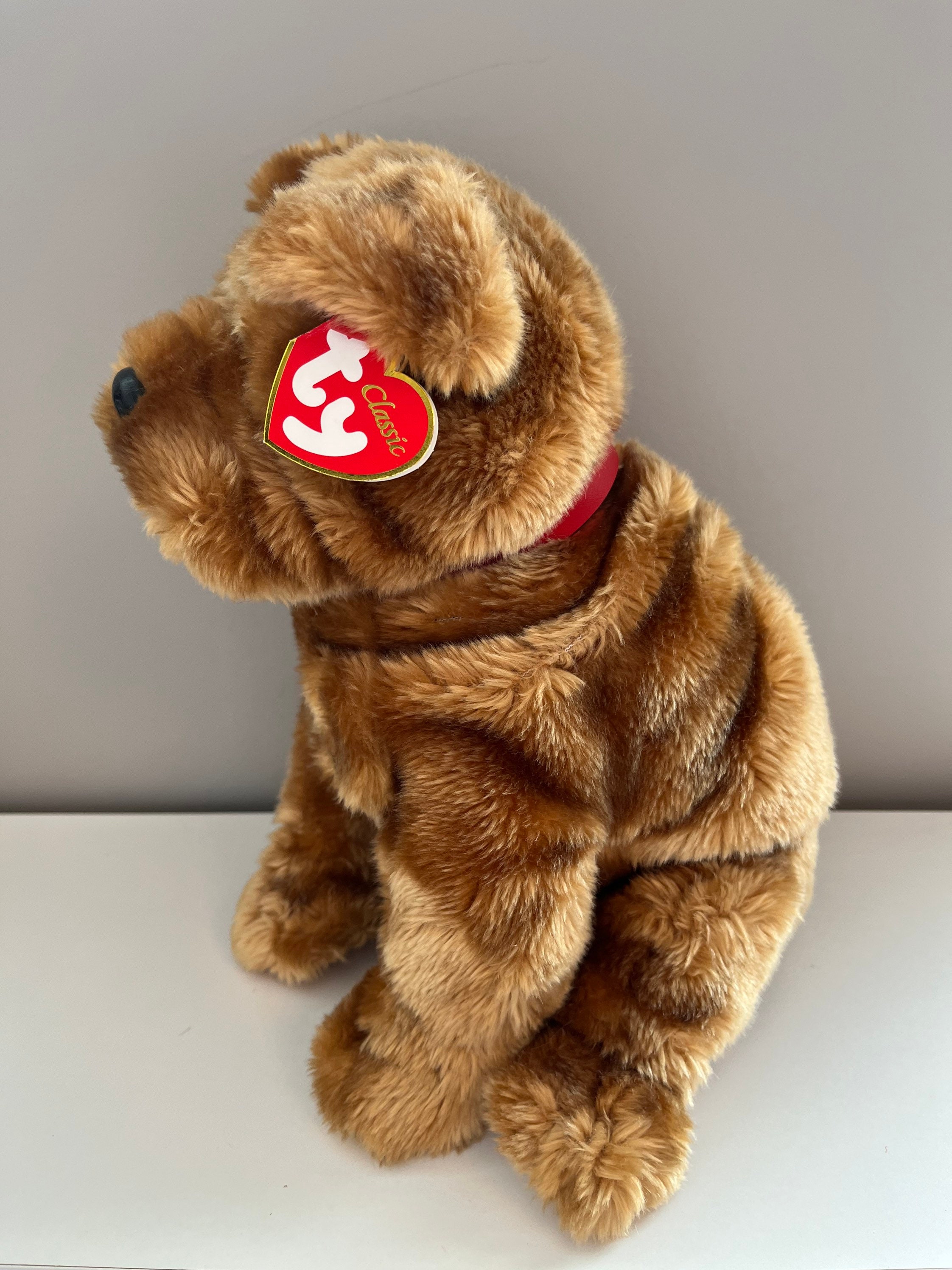 【茶色い犬】 Woobia ウービア 【うつぶせ柴犬】 (幅8.8cm×奥行5.3cm×高さ3.5