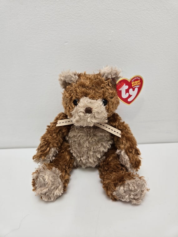 Ty Beanie Baby “whittle” - Dark Brown Version - the Bear ! (7 Inch