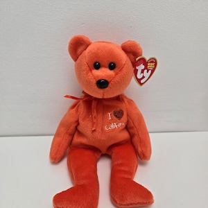 Ty Beanie Baby “California” the I Love California Bear - State Exclusive (8.5 inch)