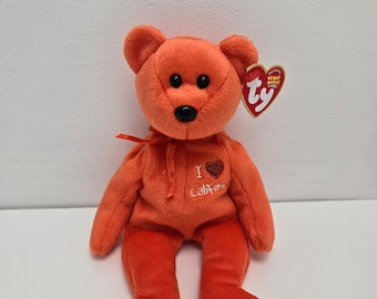 Ty Beanie Baby “California” the I Love California Bear - State Exclusive (8.5 inch)