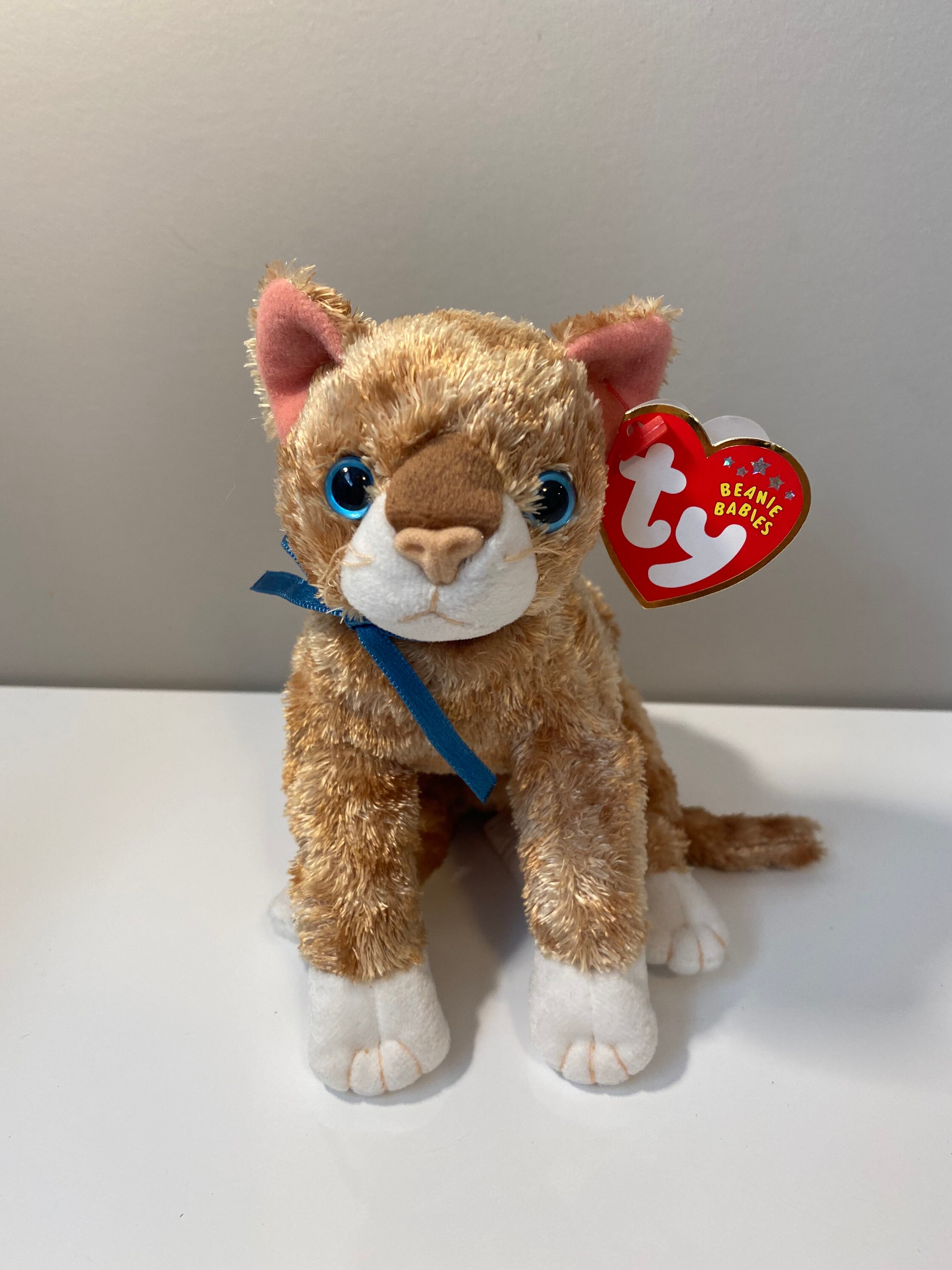 Ty Beanie Baby Mattie The Orange Tabby Cat 7 Inch Etsy
