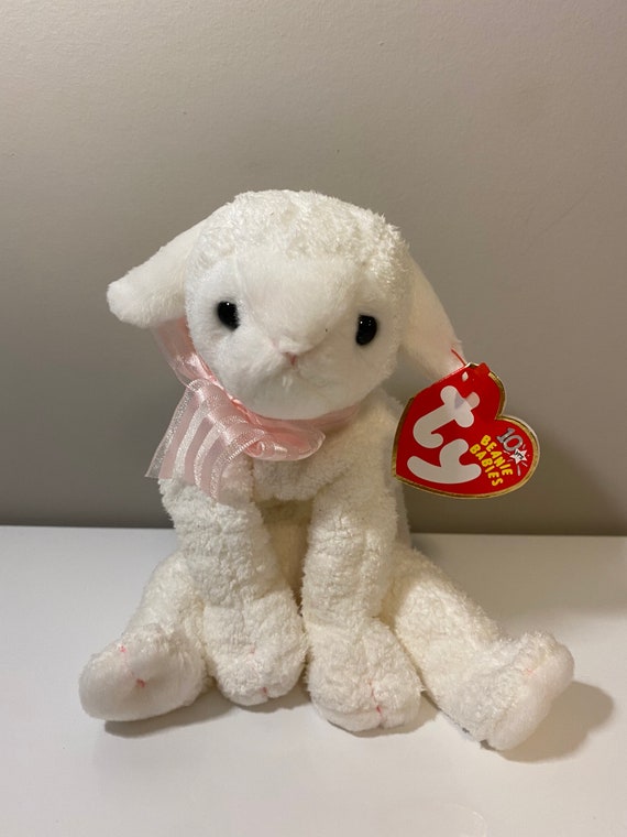pink stuffed lamb