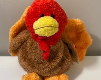 タイ・ゴブルズ・ザ・ターキー ビーニーベイビーズ ぬいぐるみ 七面鳥