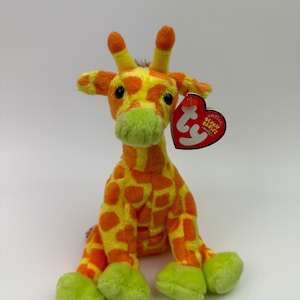 Ty Beanie Baby “Giraffiti” the Giraffe  - Circus Beanie (7 inch)