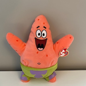 Ty Beanie Buddy “Patrick Star” the Spongebob SquarePants Movie Character (11 inch)