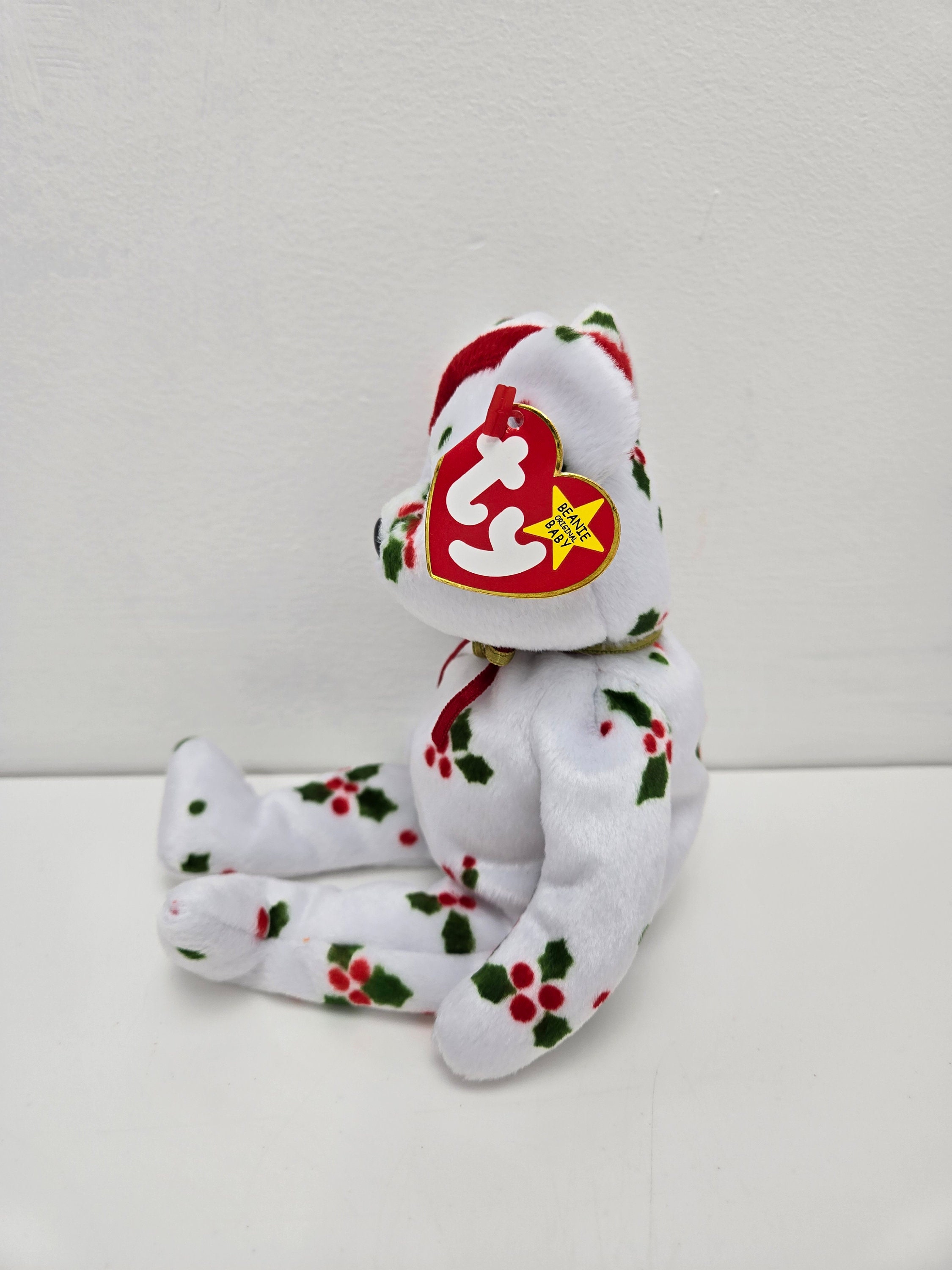 Ty Beanie Baby 1998 Holiday Teddy the Christmas Bear 8.5 Inch Etsy
