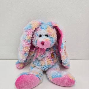 Ty Beanie Baby "Fritters" Kaninen - BBOM (Månadens Mössa Bebis) (20 cm)