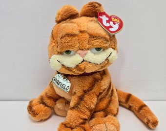 Ty Beanie Baby « Garfield » le chat orange ! (7 pouces)