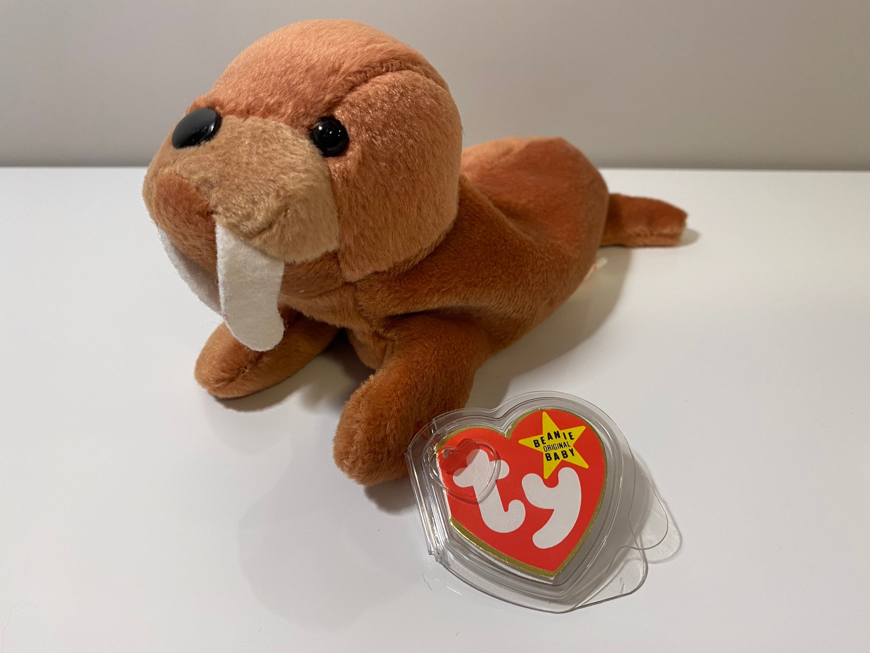 TY Beanie Baby tusk the Walrus 7.5 Inch Etsy UK