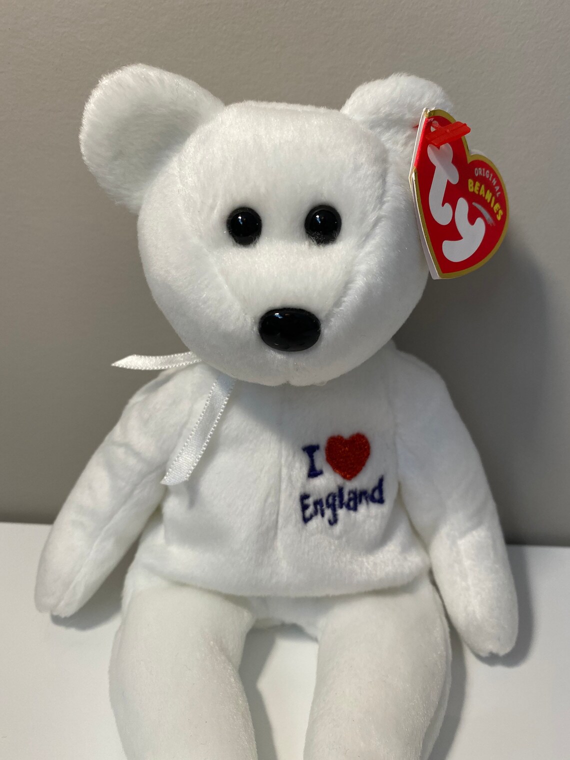 TY Beanie Baby england the I Love England Bear UK Etsy UK