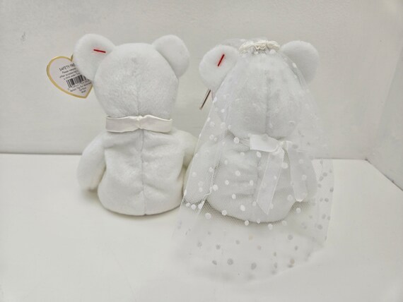 Ty Beanie Baby「ミスター」と「ミセス」新婚夫婦ベア（8インチ 