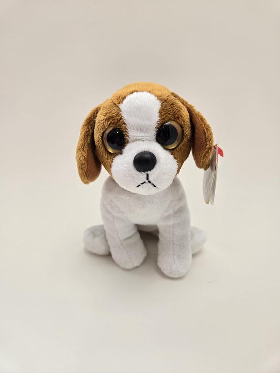 Ty ビーニーベイビー「バンジョー」ビーグル犬 - 大きな目