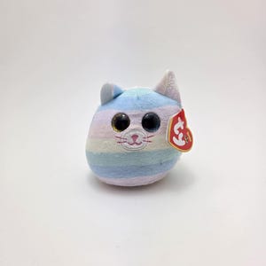 Ty Squish a Boo Collection &quot;Heather” thr Cat (4 inch)