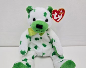 Ty Beanie Baby Ours de la Saint-Patrick « Clover » (7,5 po.)