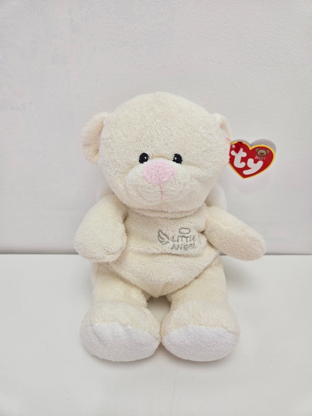 Ty Little Ty Baby Collection “my Little Angel” the Beige Angel Bear Love to Baby ...