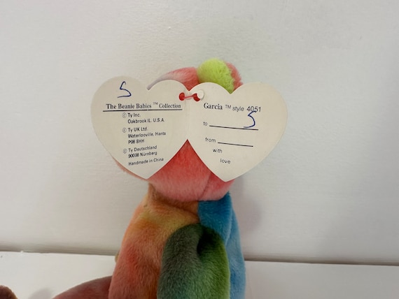 Ty Beanie Baby “garcia” the Tie-dye Bear - 3rd Generation Ty Beanie Baby “garcia” the Tie-dye Bear - 3rd Generation