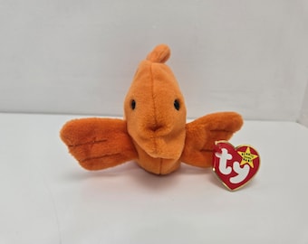 Ty Beanie Baby “Goldie” the Orange Goldfish (7.5 inch)