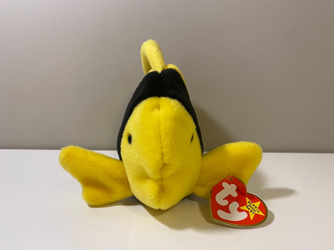 Ty Beanie Baby bubbles the Fish 6 Inch Etsy