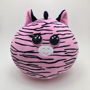 Ty Squish a Boo Collection &quot;Zoey” the Zebra (10 inch)