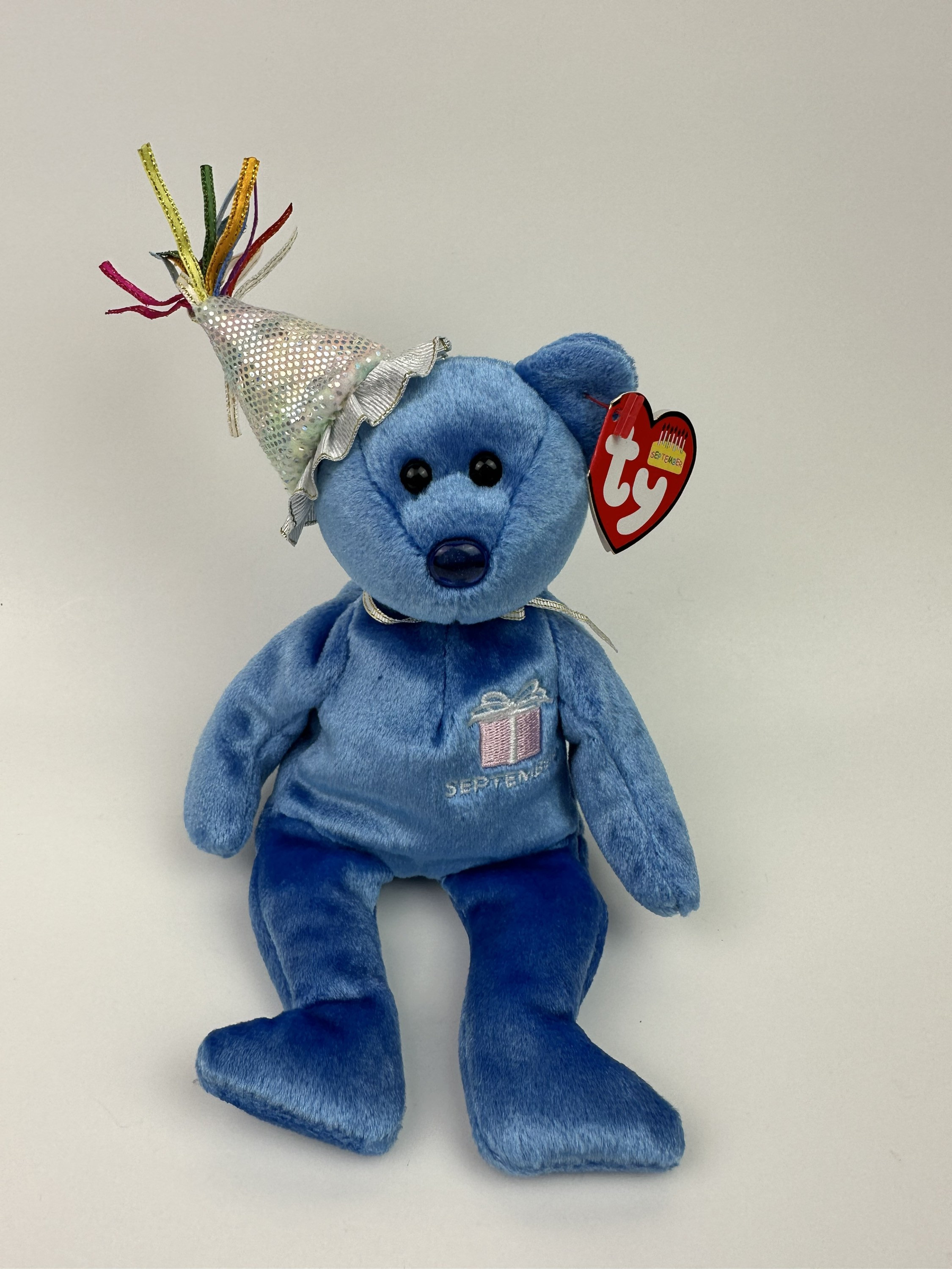 Ty Beanie Baby happy Birthday the September Birthday Bear Wearing a Party  Hat 8.5 Inch - Etsy
