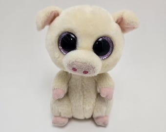 TY Hambone Pig Squishy Beanie 14